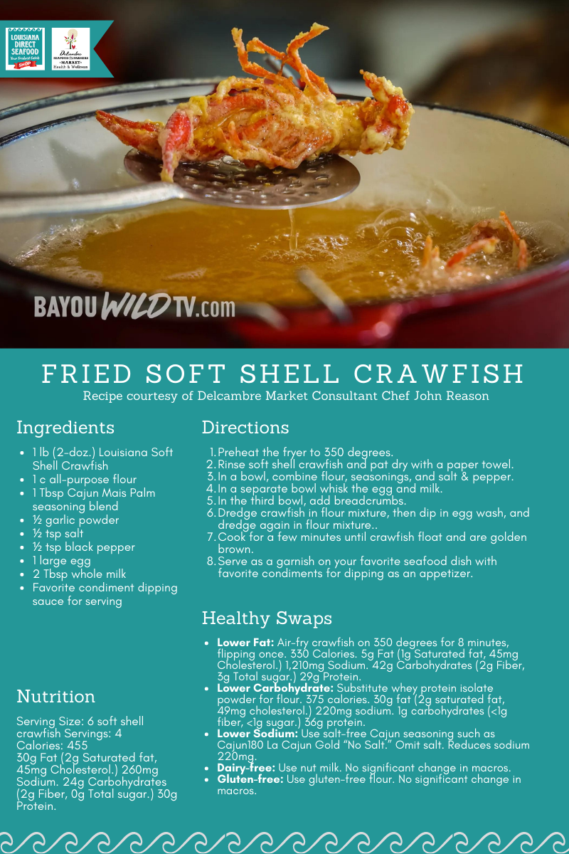Fried Soft Shell Crawfish